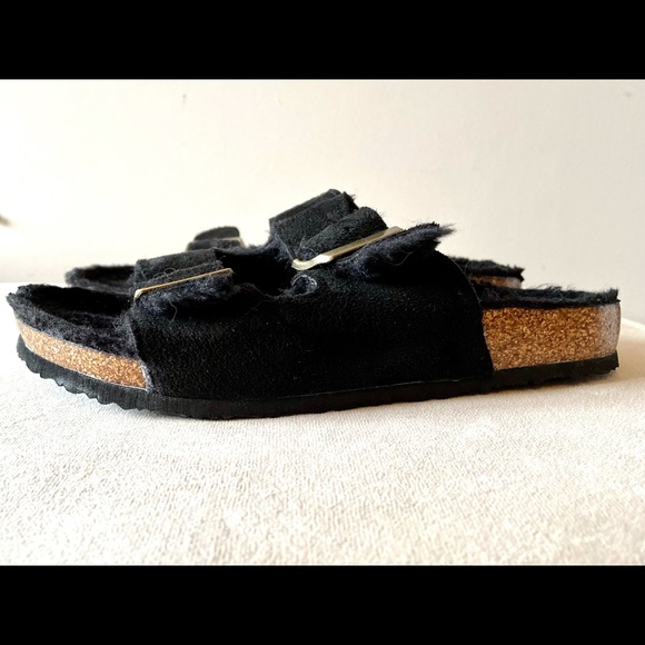 Slide furry sandals/slippers - Picture 4 of 4